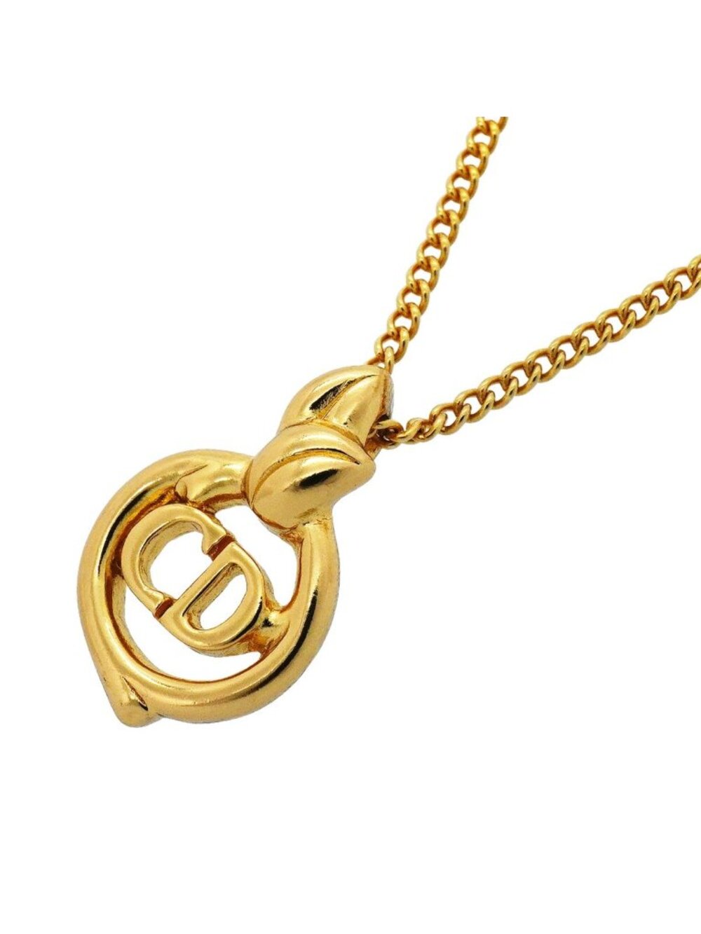 Dior Necklace CD Logo Gold Plated